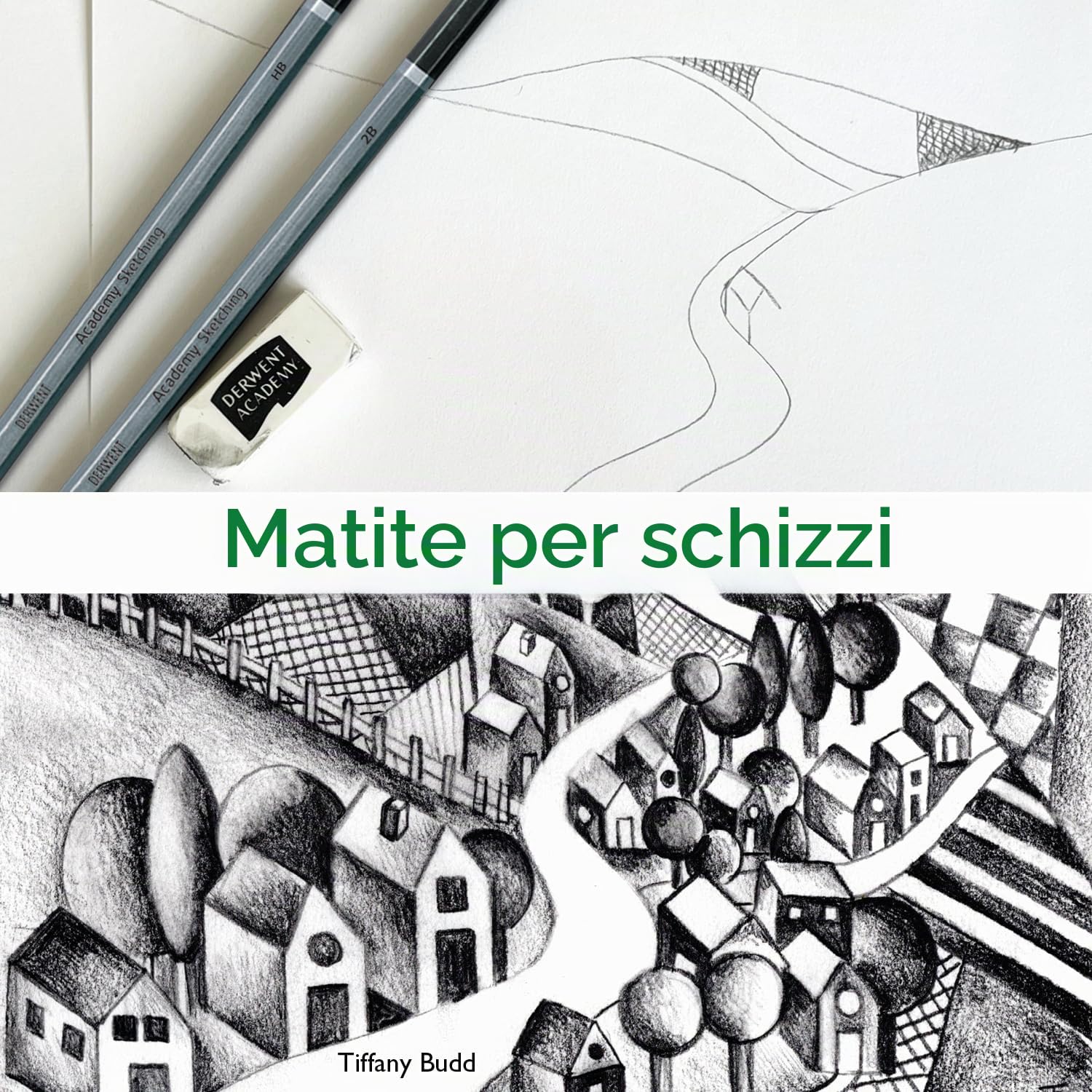 Derwent Academy Kit confezione regalo in legno, Set completo per principianti 35 pezzi, ideale per disegnare, fare schizzi e disegni creativi, kit di qualità per adulti o artisti adolescenti, 2300147
