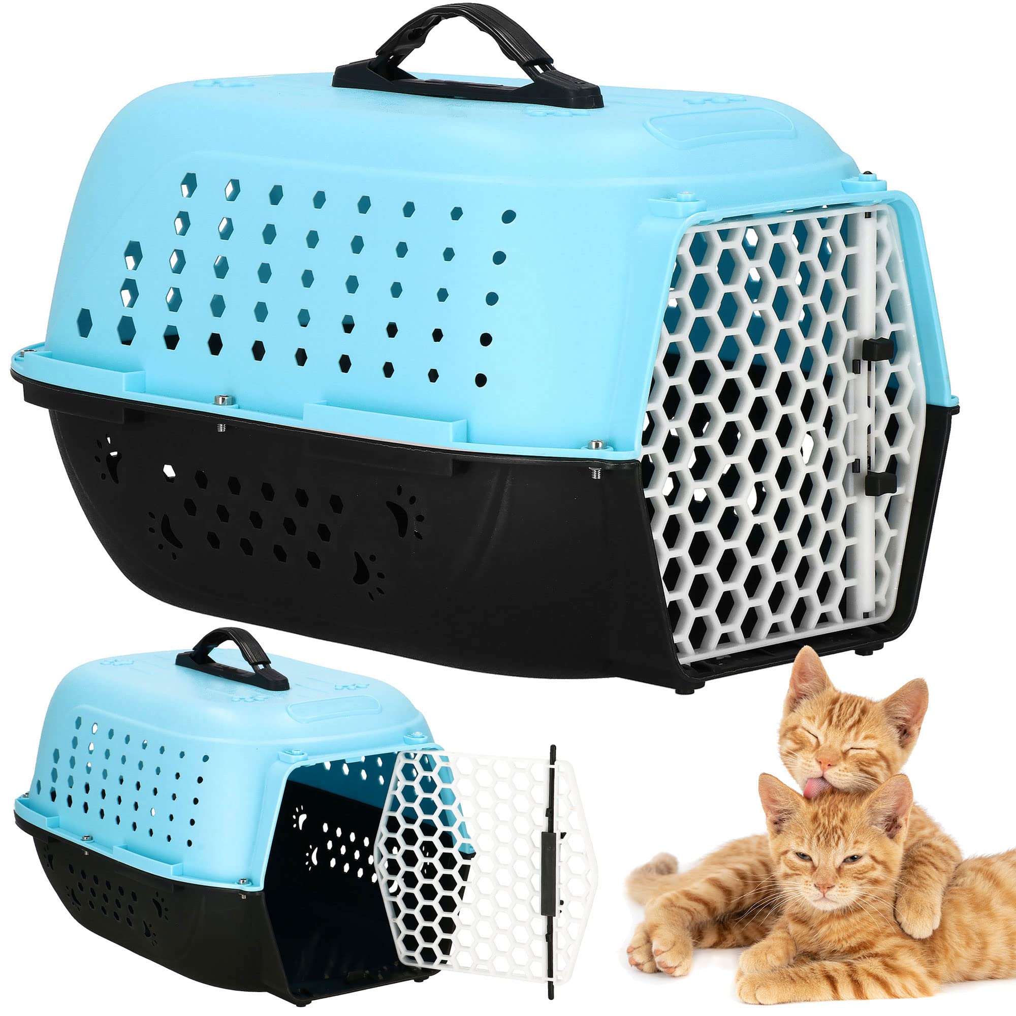 SPRINGOS Boîte de transport pour chien - 48 x 28 x 33 cm - En plastique rigide - Pour chats et chiens