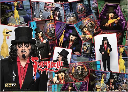 Svengoolie Collage 1000-Piece Jigsaw Puzzle | Fun Brain Teaser, Toys & Games for Adults | 19 x 27 Inches