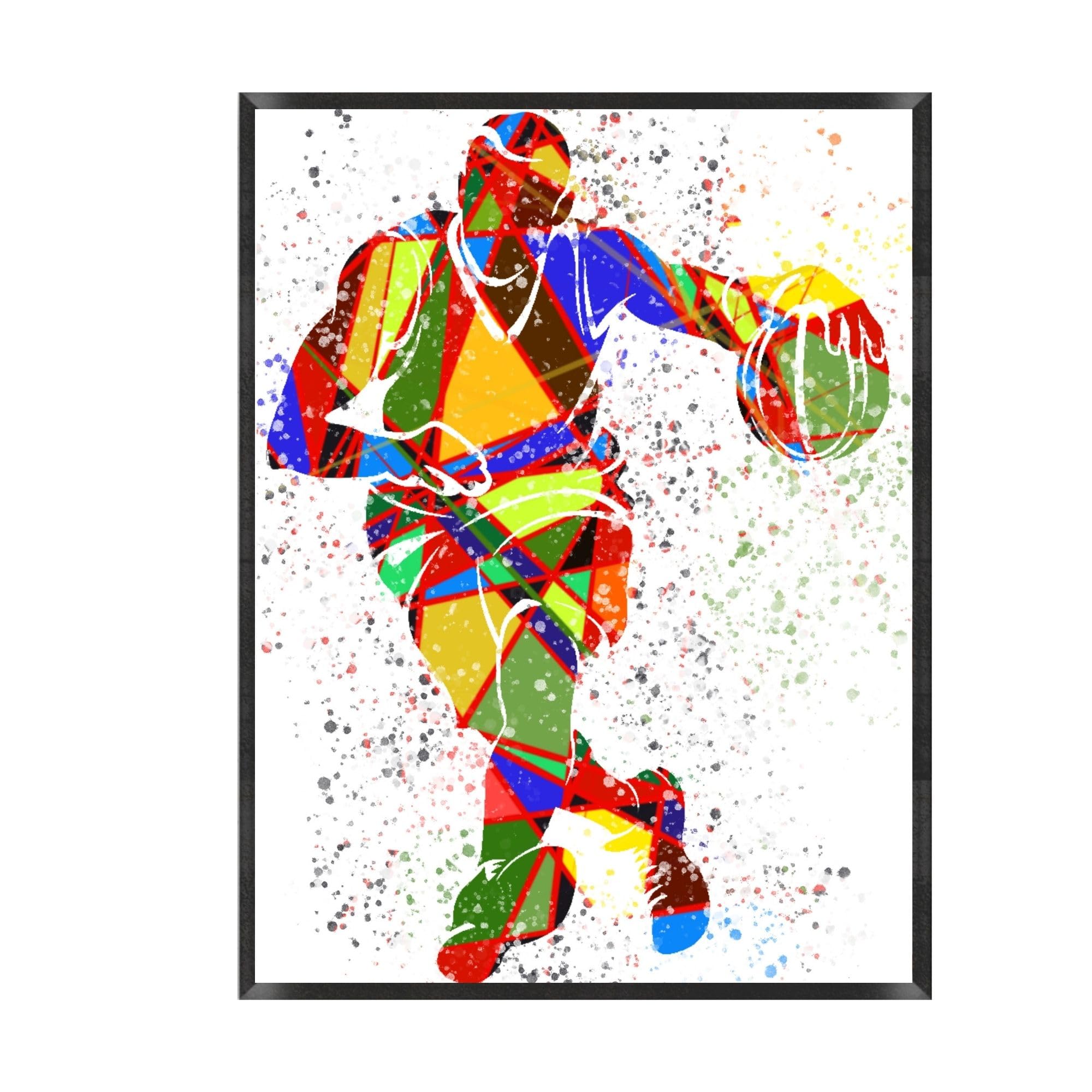 Set of three basketball prints, Multi, A5 - Image 2