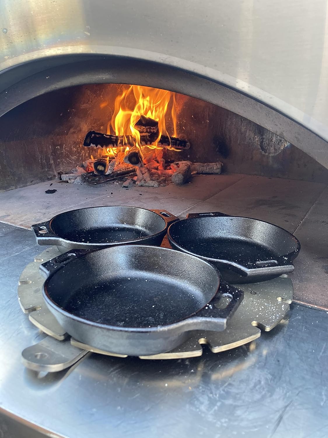 Turning Trivet - Designed for wood fired Pizza Ovens and gas fired ovens by NU2U products
