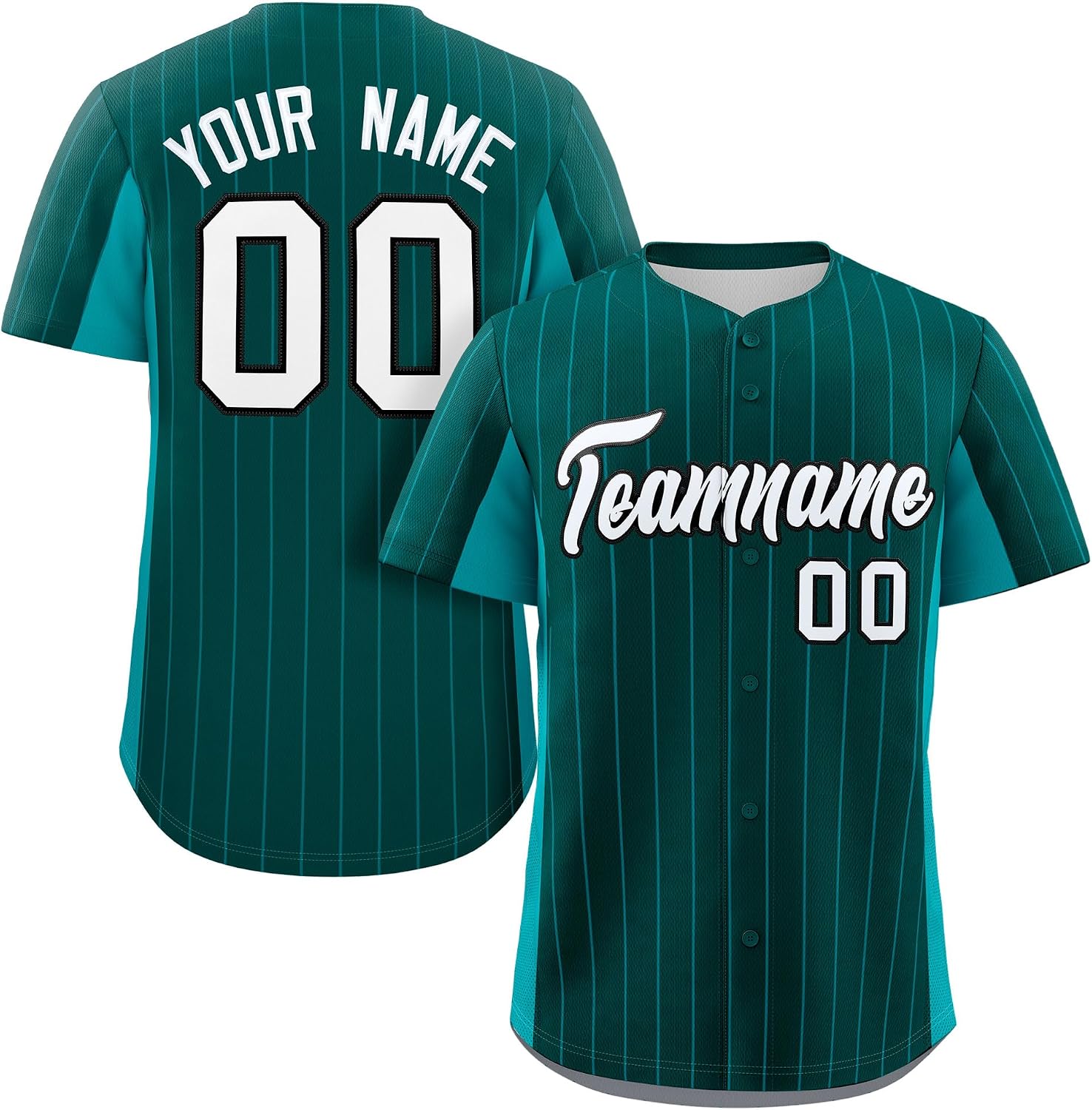 Custom Pinstripe Baseball Jersey for Men Women Youth Personalized 90s Hip Hop Shirts Stitched Name Number Logo