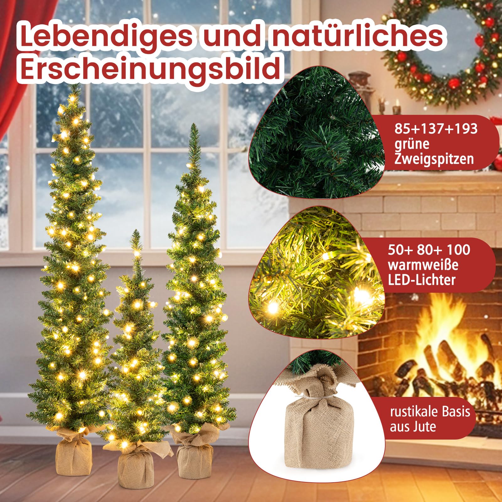 künstlicher weihnachtsbaum im topf Künstlicher Weihnachtsbaum im Topf main image 0