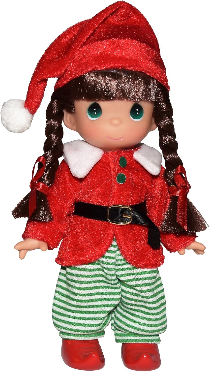 The Doll Maker Precious Moments Dolls, Linda Rick, Santa's Lil' Helper, 9 inch Doll