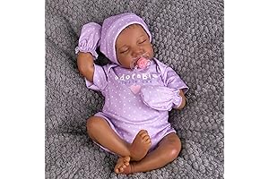 Realistic African American Baby Doll for Kids