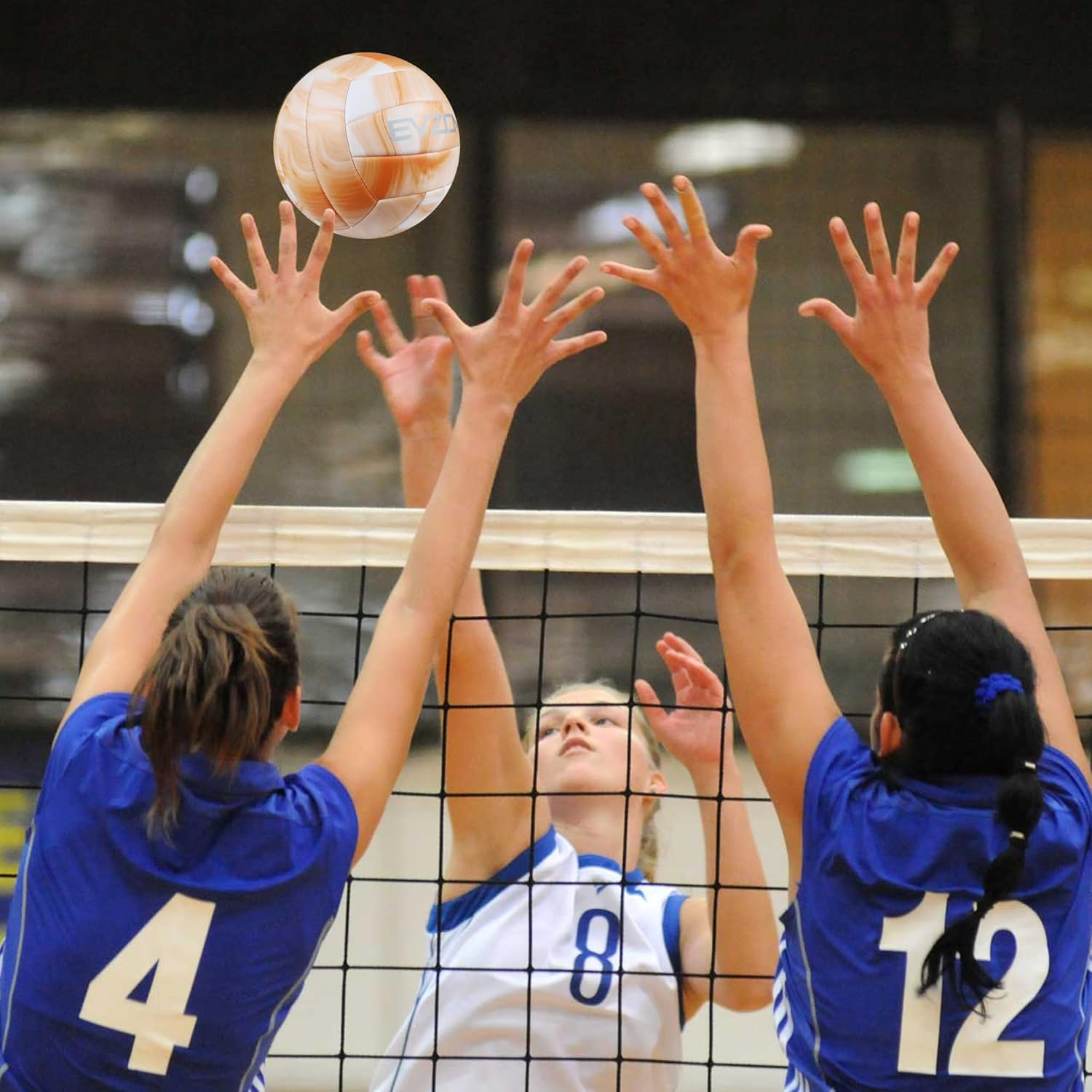 EVZOM Super Soft Volleyball Beach Volleyball Official Size 5 for Outdoor/Indoor/Pool/Gym/Training Premium Volleyballs Equipment Durability Stability Sports Ball - Image 7