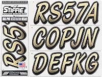 Vista 16 de Stiffie Whipline - Calcomanías de identificación alfanuméricas, adhesivos de números de registro para barcos y embarcaciones personales