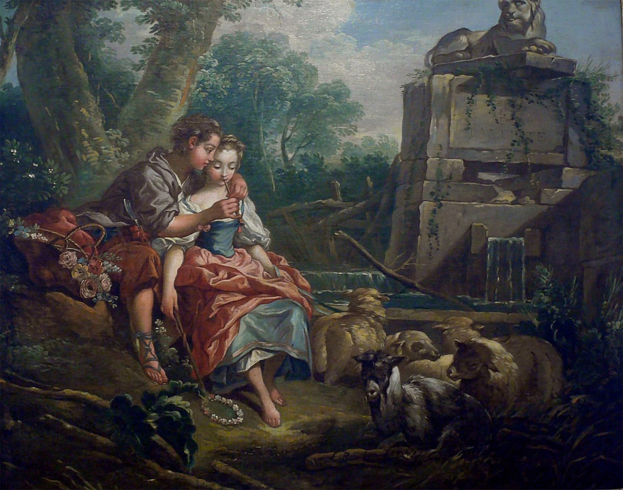 ARTXLXXBN Famous Prints Artwork Pictures Poster Painting Art Toul Museum by François Boucher Artwork Landscape Pictures for Home Decor 60x90cm