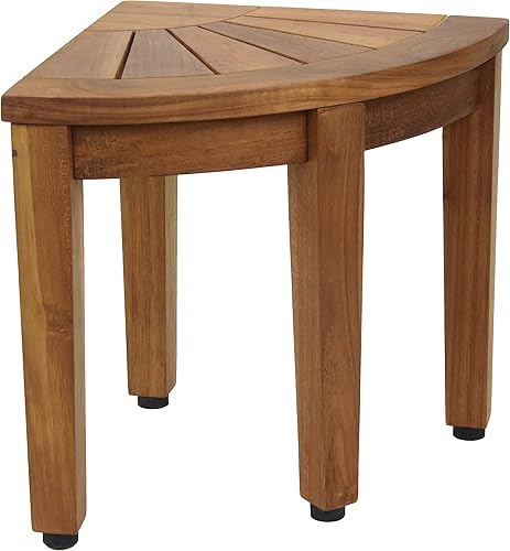 Miniatura 3 de Reposapiés Kai OptiAREA Corner de teca para afeitar y lavado de 12"