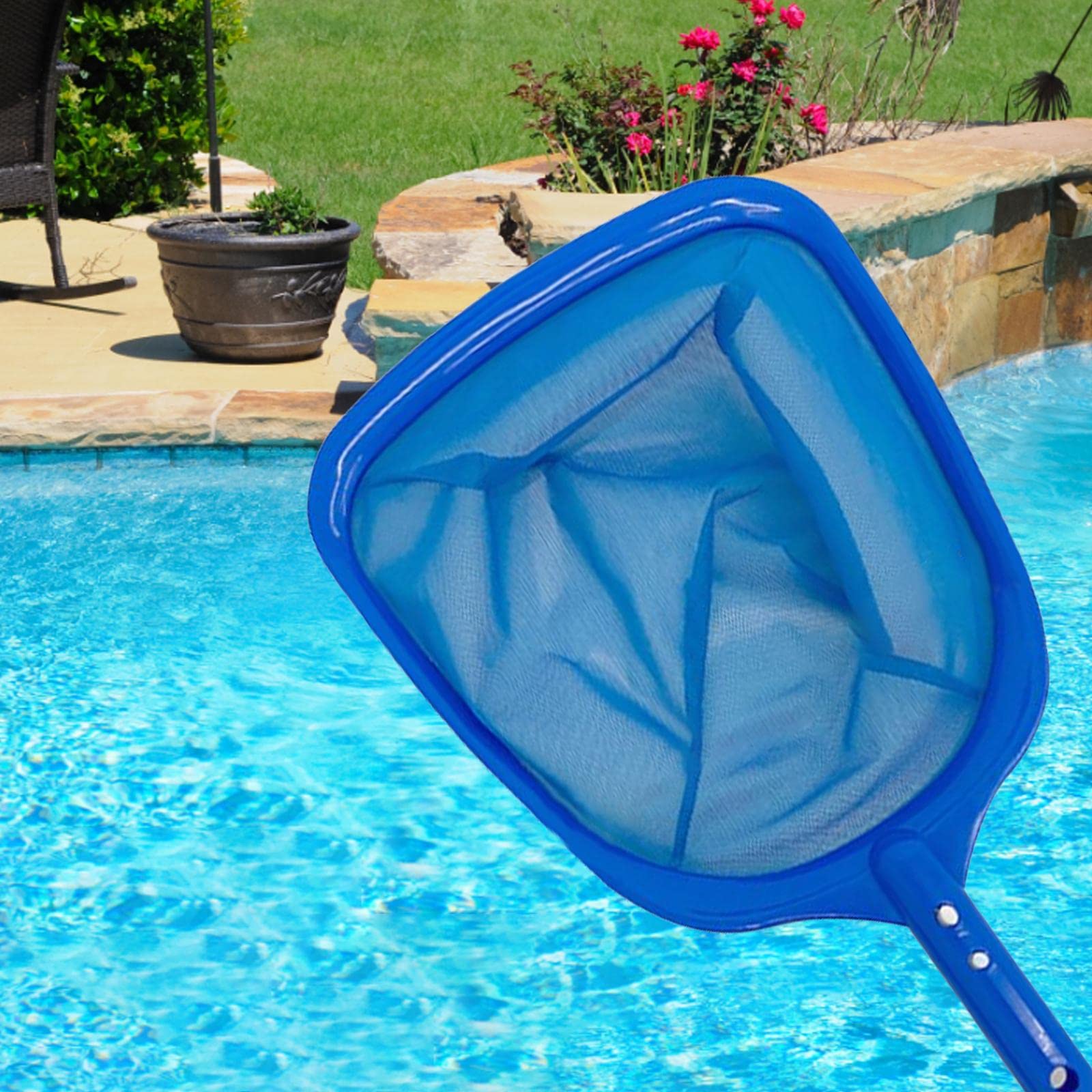 CALANDIS® Pool Cleaner Telescoping Pole for Hot Tub Pond Maintenance Cleaning Tool Skimmer Net'-image-19