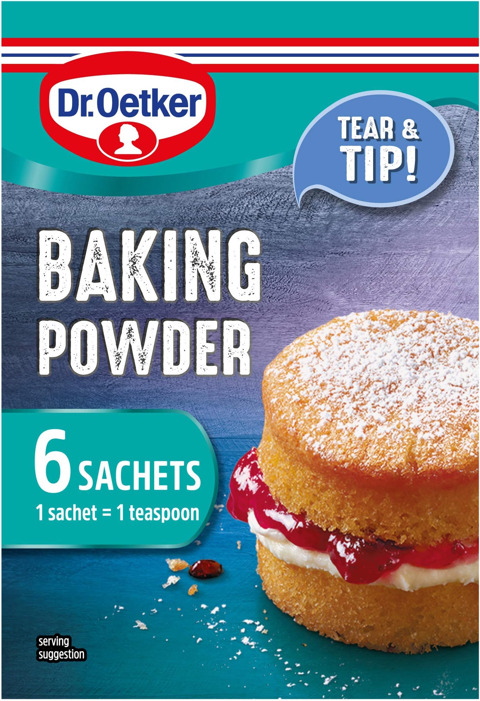 Dr. Oetker Gluten Free Baking Powder Sachets