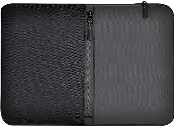 Laptop Sleeve Case 12.5 to 13 Padded Computer Pounch with Mesh Accessory Pocket Compatible with MacBook Air/Pro Etc., 12.5 to 13inches Shockproof Protective Notebook Carrying Cover Bag Black