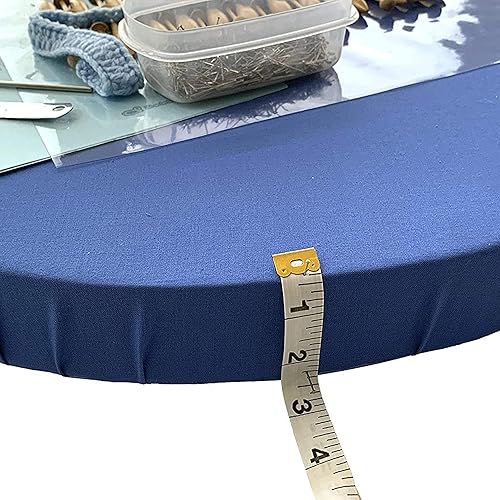 Miniatura 3 de Bobbin Kit de fabricación de encaje con almohada. Tabla de encaje redonda de 23 pulgadas x 2 pulgadas, 24 bobinas danesas para encajar, patrones de