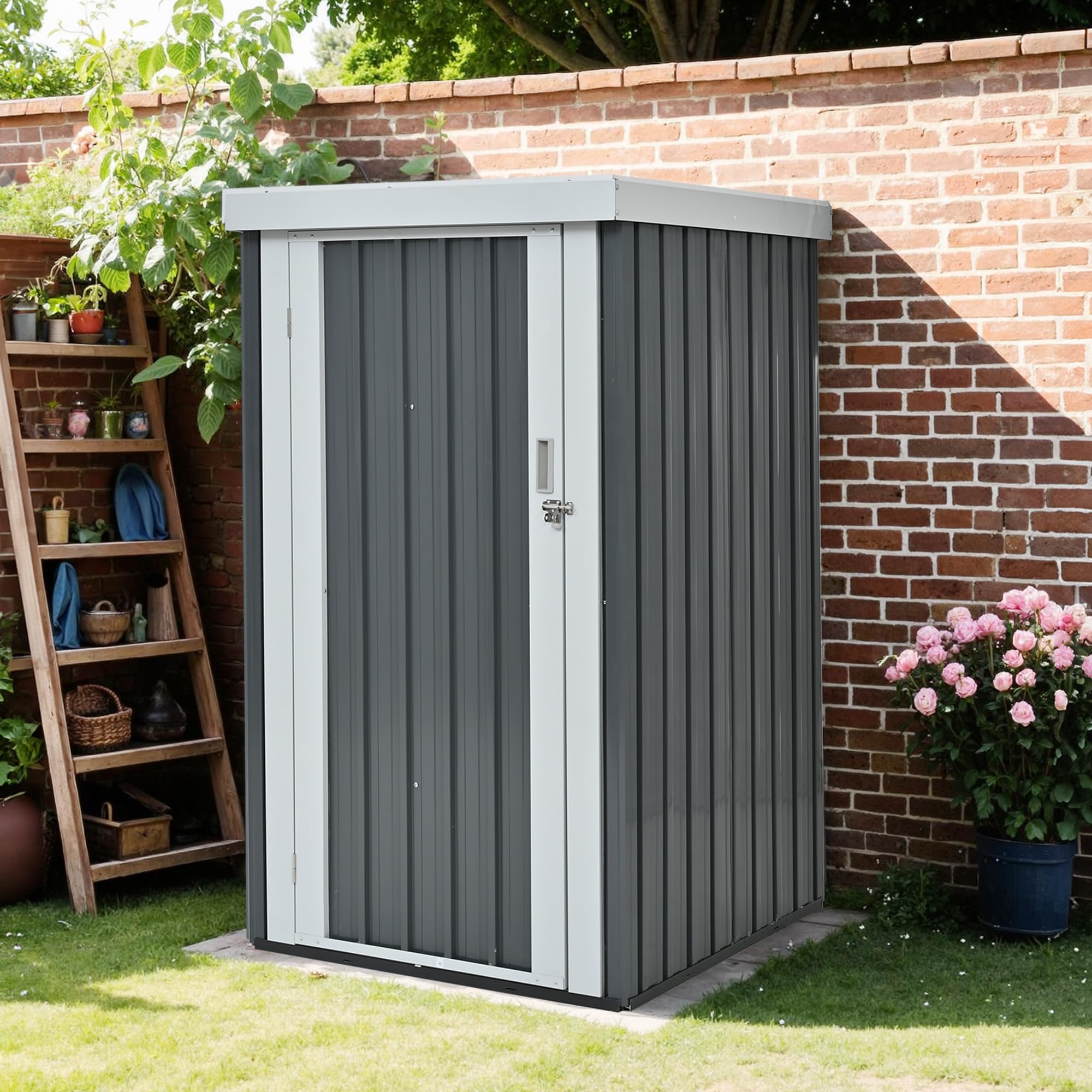 Amazon | STPZHXC 物置 屋外 スチール 倉庫 戸外収納庫 おしゃれ 大型
