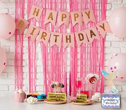 Miniatura 7 de Caja de dinero de feliz cumpleaños para tirar de regalo en efectivo, caja de regalo de dinero de sirena para efectivo, soporte de dinero morado para