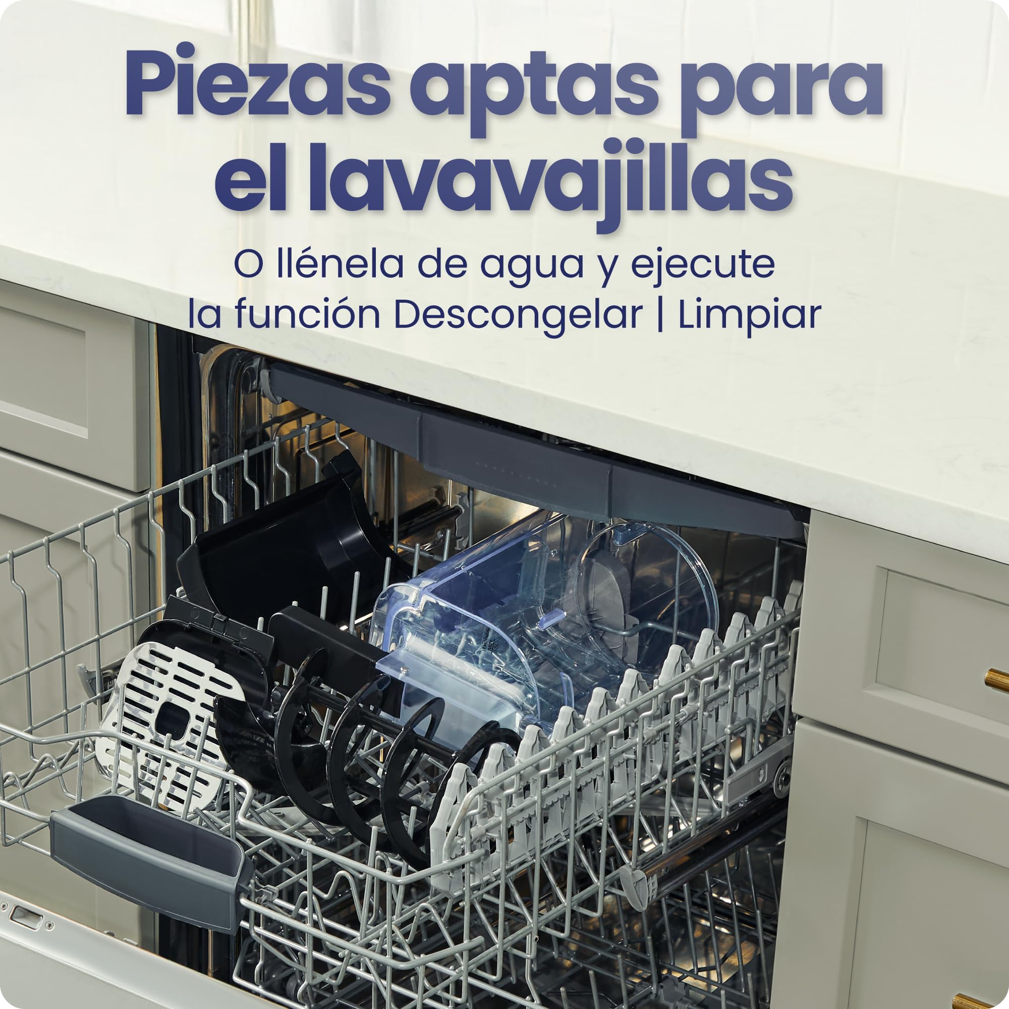Iceman Máquina de Granizados, 1,9 L para Bebidas Congeladas, Sin Hielo ni Batidora, Ideal para Margaritas, Frappés y Batidos. Granizadora de 5 Programas Táctiles, Palanca de Servicio Fácil — Negro