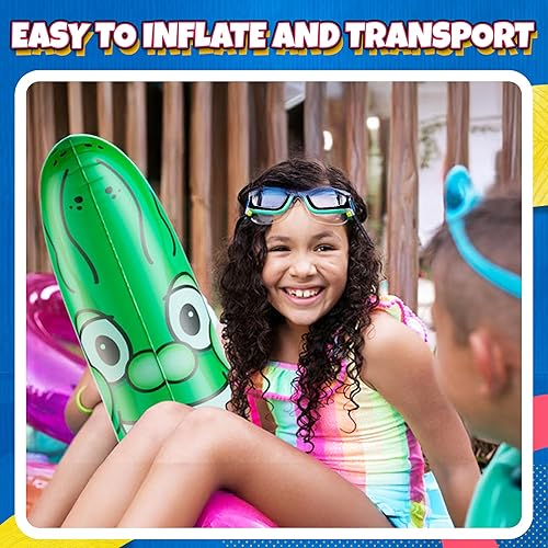 Miniatura 6 de Giant Inflatable Pickle - 36-Inch-Tall Funny Pickle Gifts, Durable and Fun Pickle Party Favors, Food Decor, Novelty Gag Prank, Joke Birthday Gifts