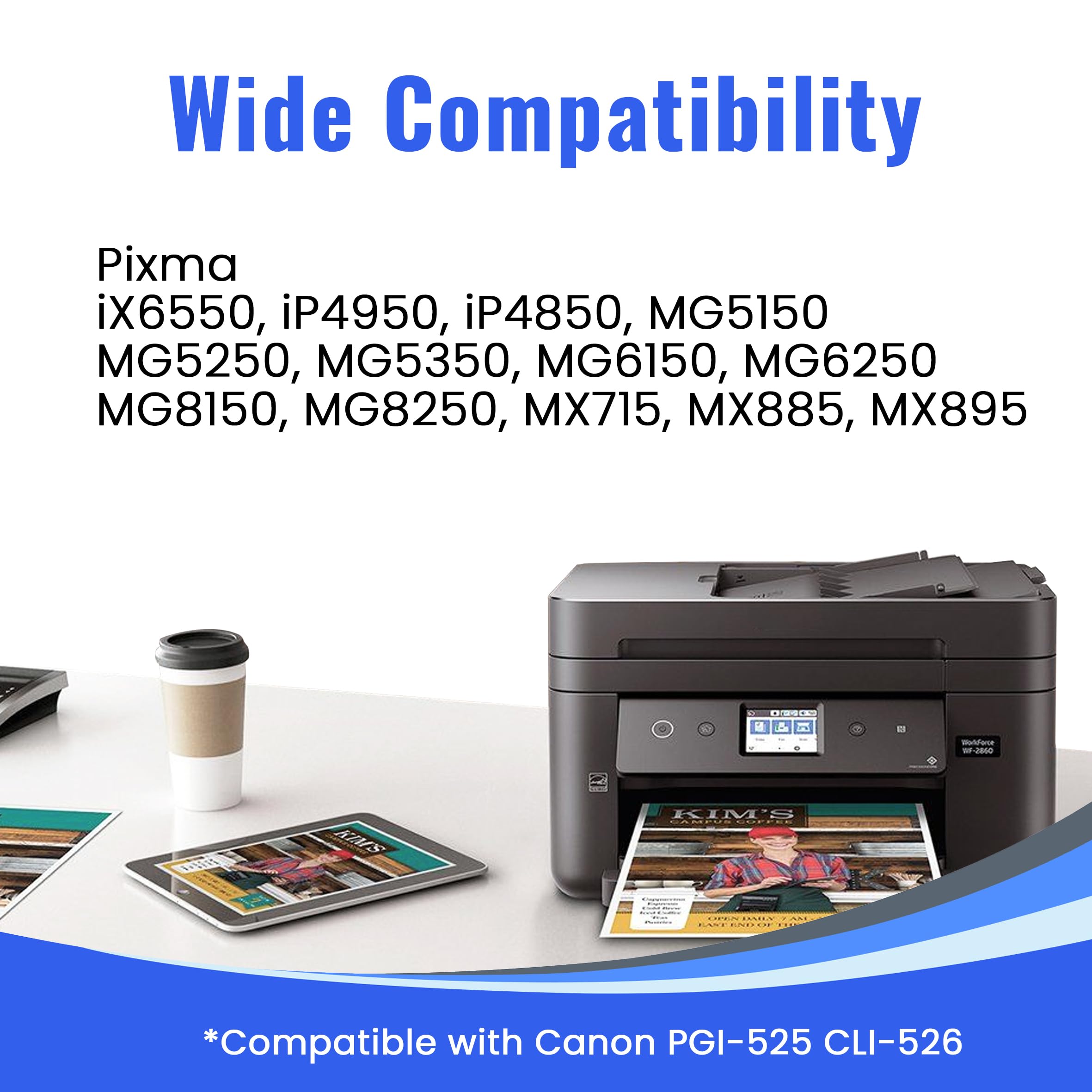 30x Cartucce Per Canon PIXMA IP4850 MG5150 MG5250 MG5300 MG8150 MX885 Mit Chip