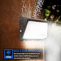 Vista 5 de Paquete de luz LED regulable de 100 W con fotocélula del atardecer al amanecer, 100-277 V 14000 lm 600-800 W equivalente a HPS/HID, iluminación