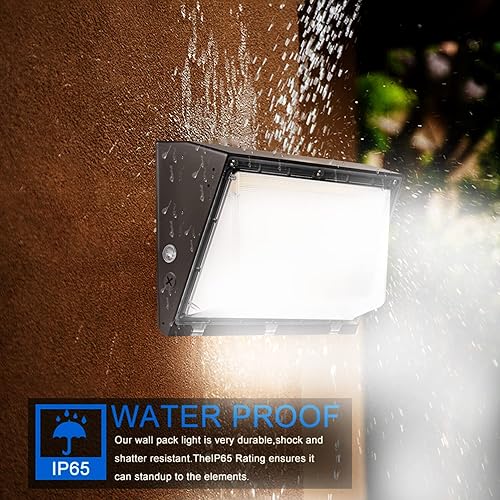 Miniatura 5 de Paquete de luz LED regulable de 100 W con fotocélula del atardecer al amanecer, 100-277 V 14000 lm 600-800 W equivalente a HPSHID, iluminación de