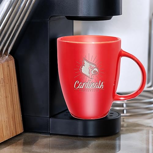 Vista 290 de Rico Industries NCAA - Taza de cerámica con grabado láser, 18 onzas, café y té