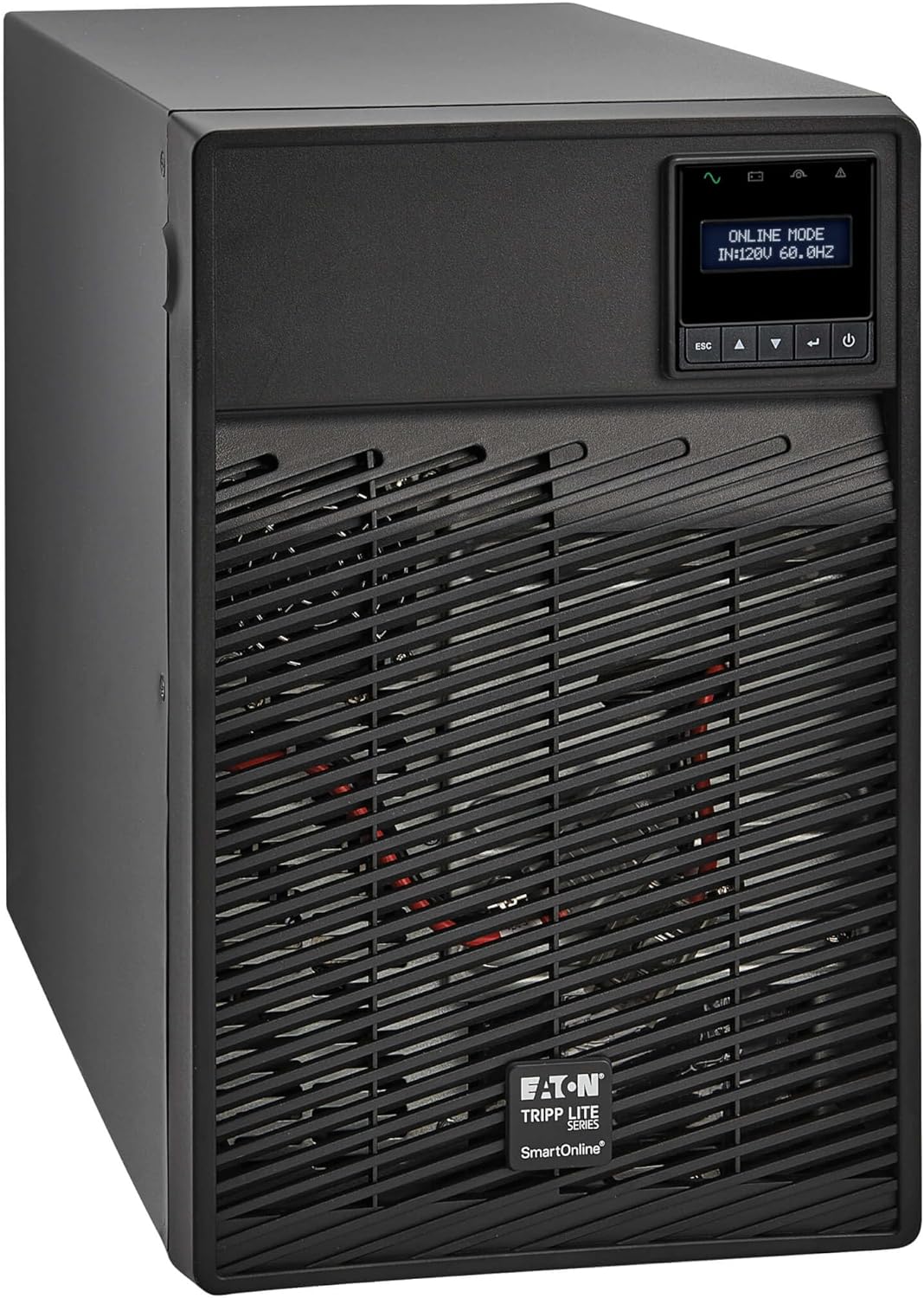 Tripp Lite Eaton Series SmartOnline 2200VA UPS Battery Backup, Pure Sine Wave Double-Conversion, 120V 1770W, Tower, LCD Screen, 7 Outlets, USB, DB9, 2 Year Warranty & $250,000 Insurance (SU2200XLCD)