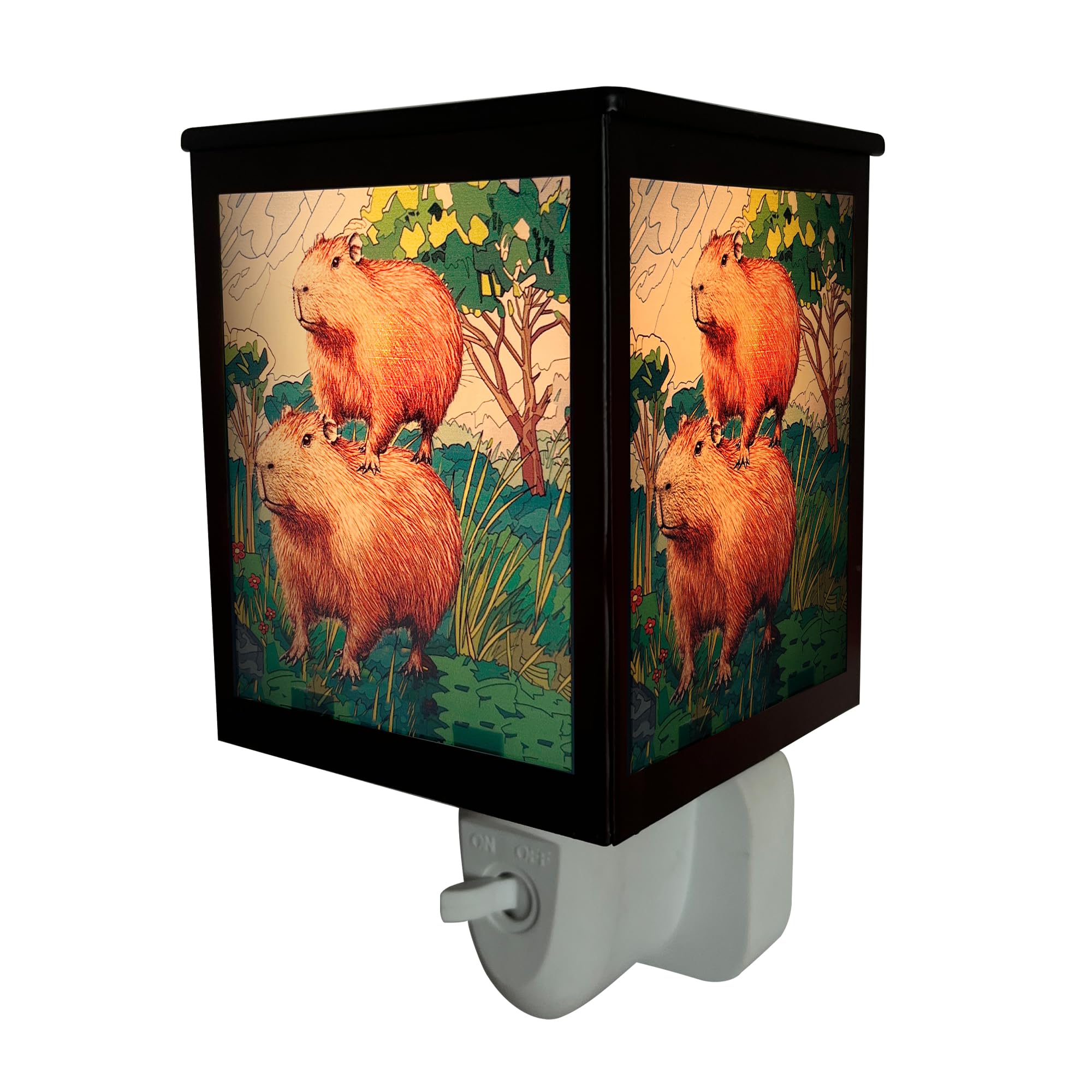 Cello Plug In Electric Wax Burner – Capybara Design Oil Warmer Aroma Lamp for Wax Melts Gift Home Fragrance Friendship Ornament Birthday Present Room Décor