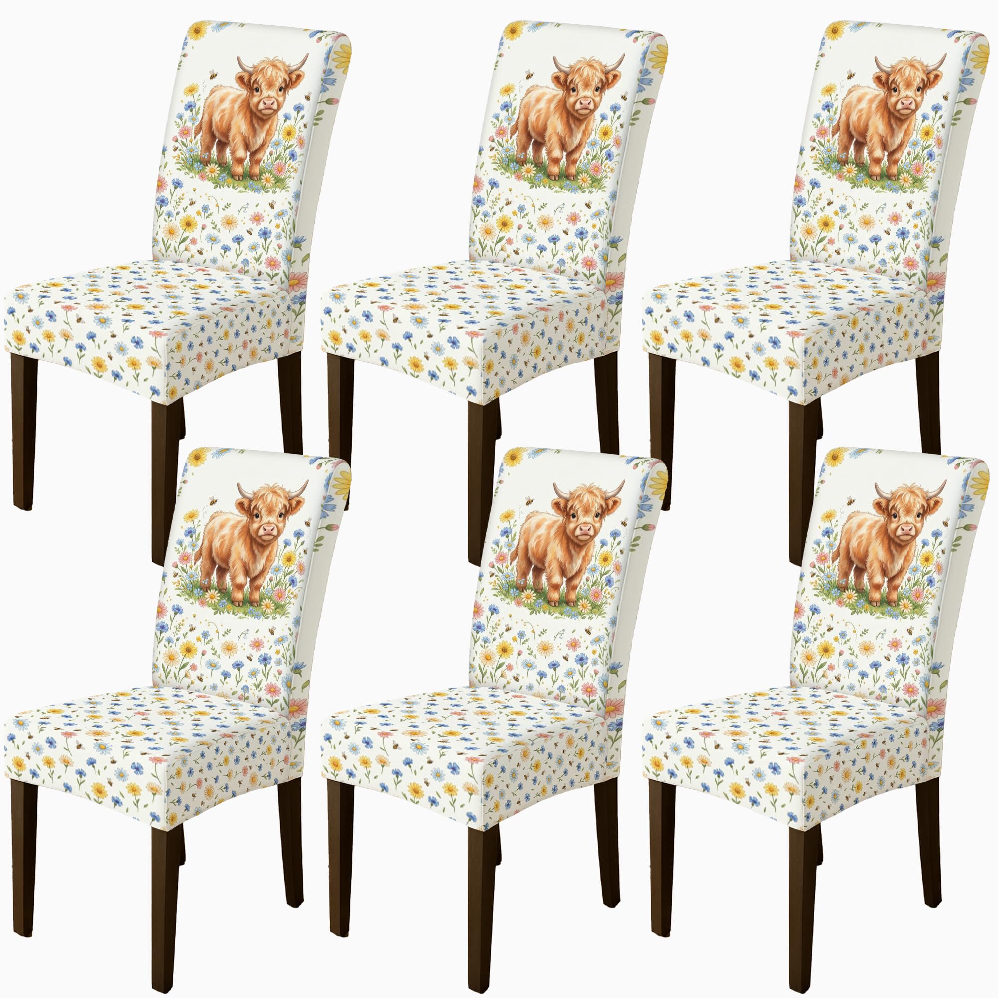 Housses de protection de chaise lavables contre les taches pour cuisine et salle à manger