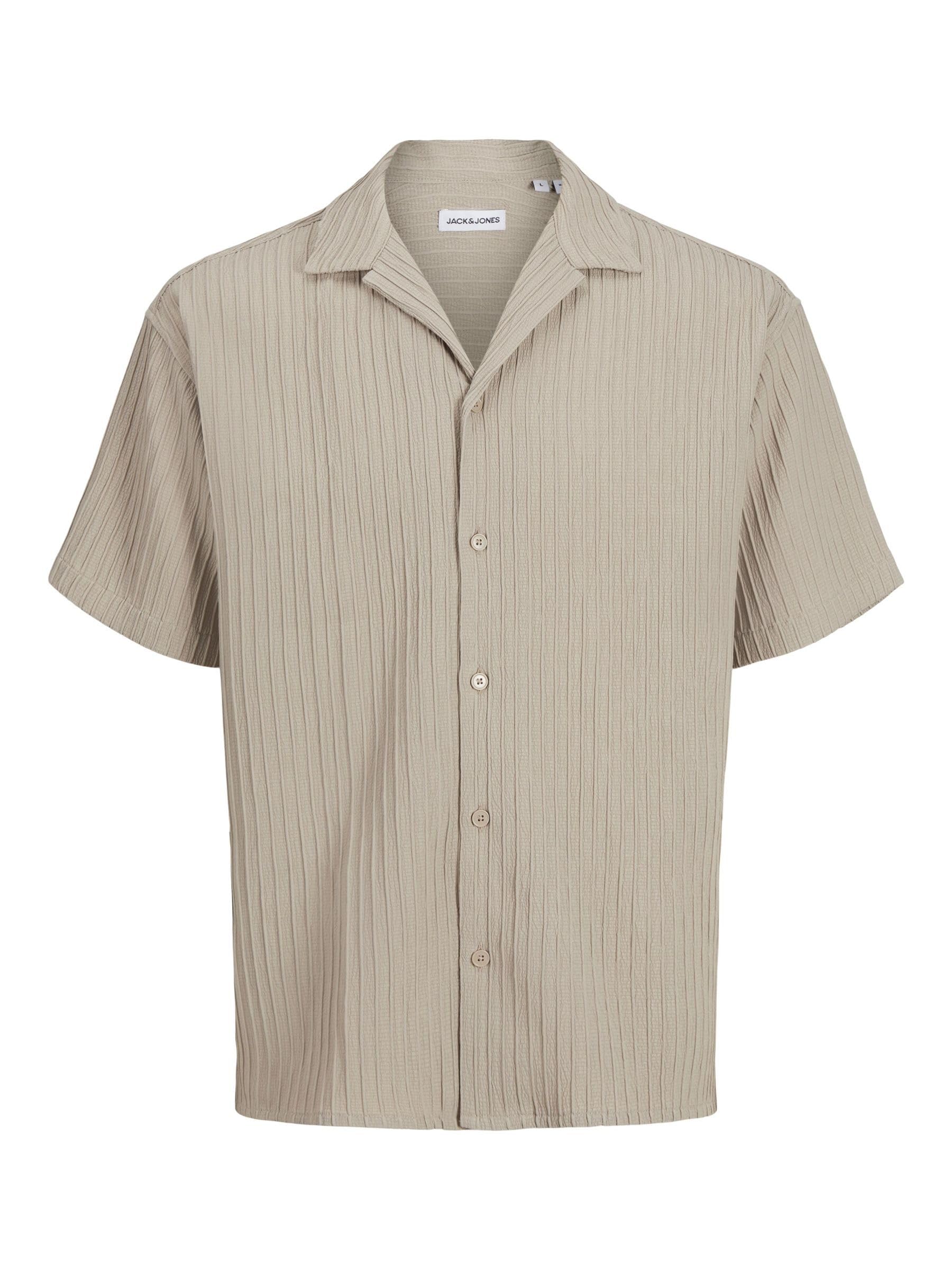 JACK & JONES Jjmassimo Resort Shirt SS, Oxford Tan, M