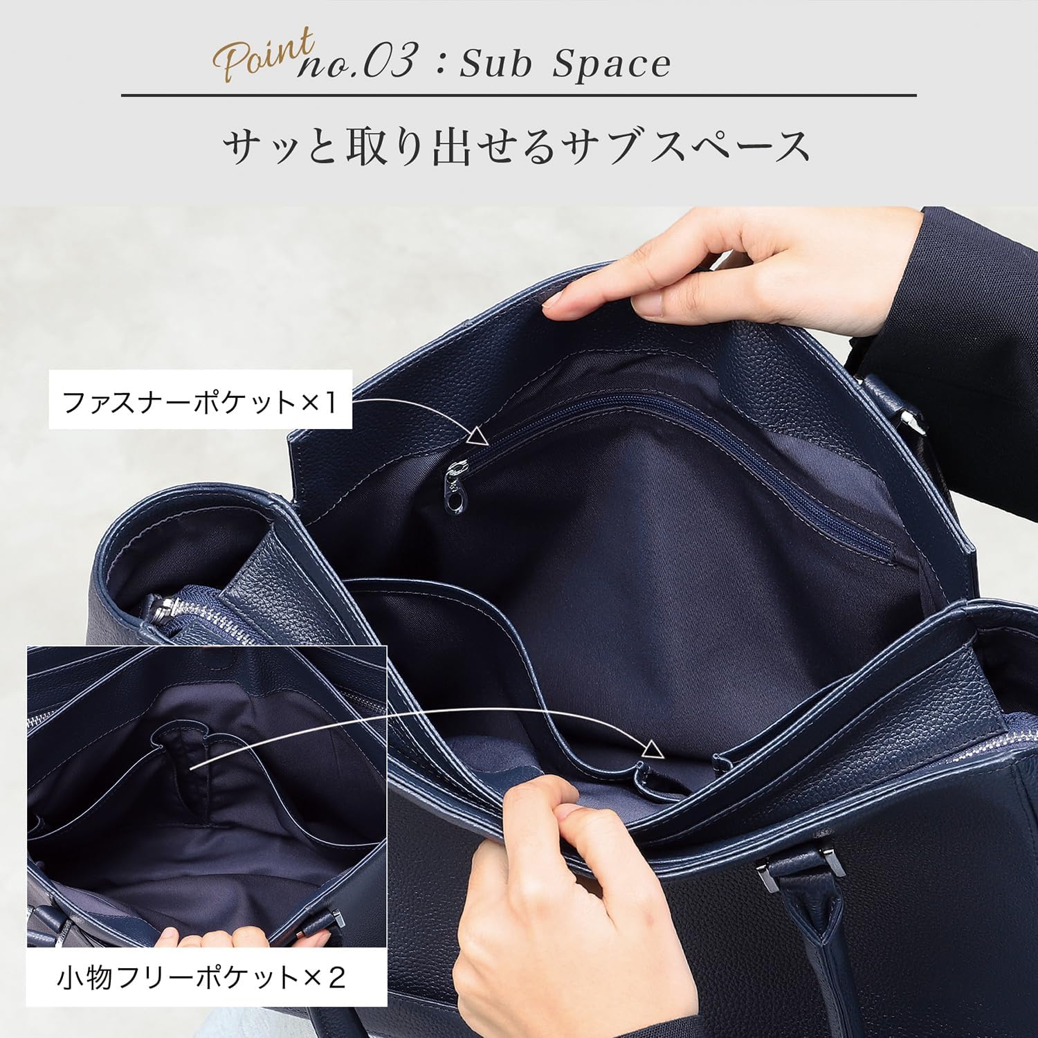 BLUE SINCERE] ブルーシンシア ビジネスバッグ レディース 本革 A4 大