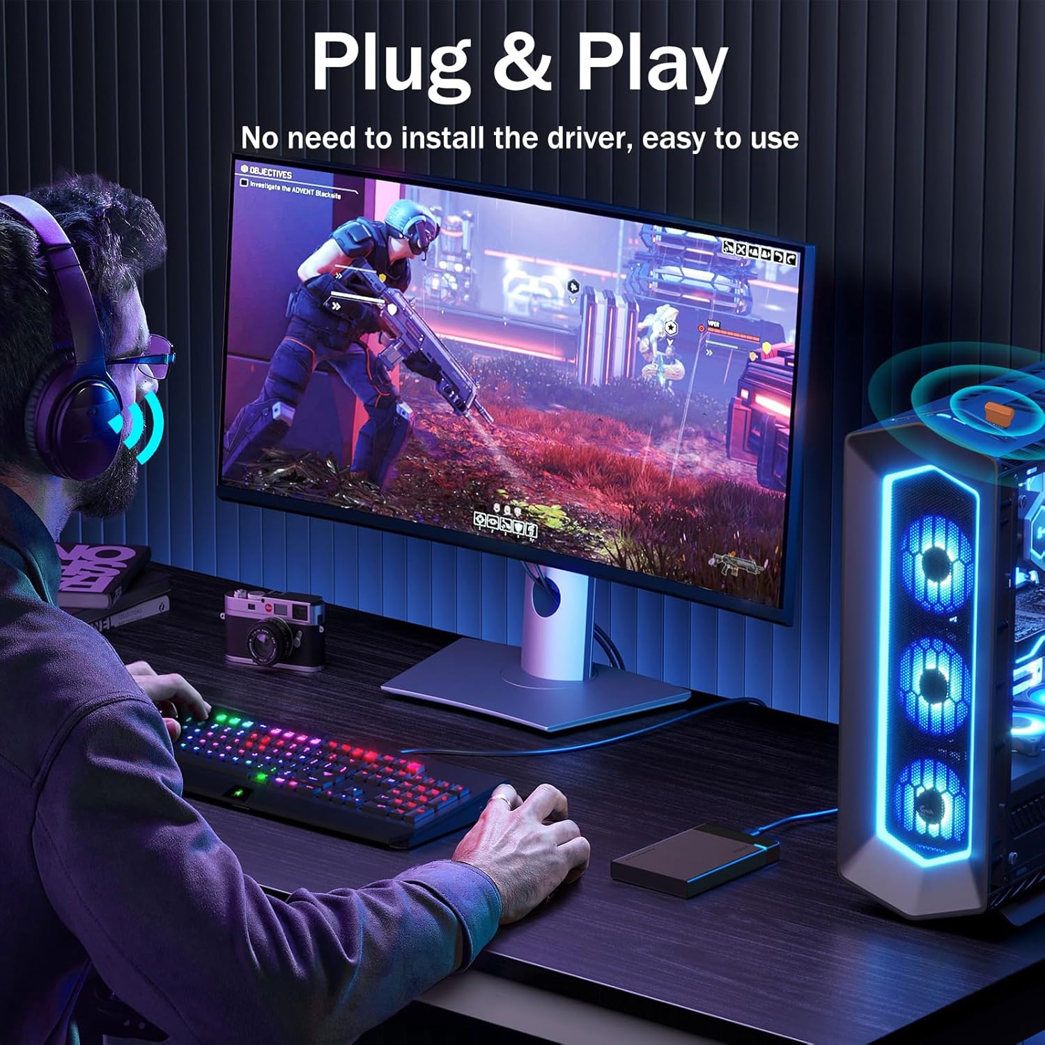 Plug & Play setup of the Techkey Bluetooth adapter on a desktop PC