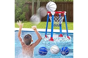 Get Splashin' with the Pool Basketball Hoop for Endless Poolside Thrills