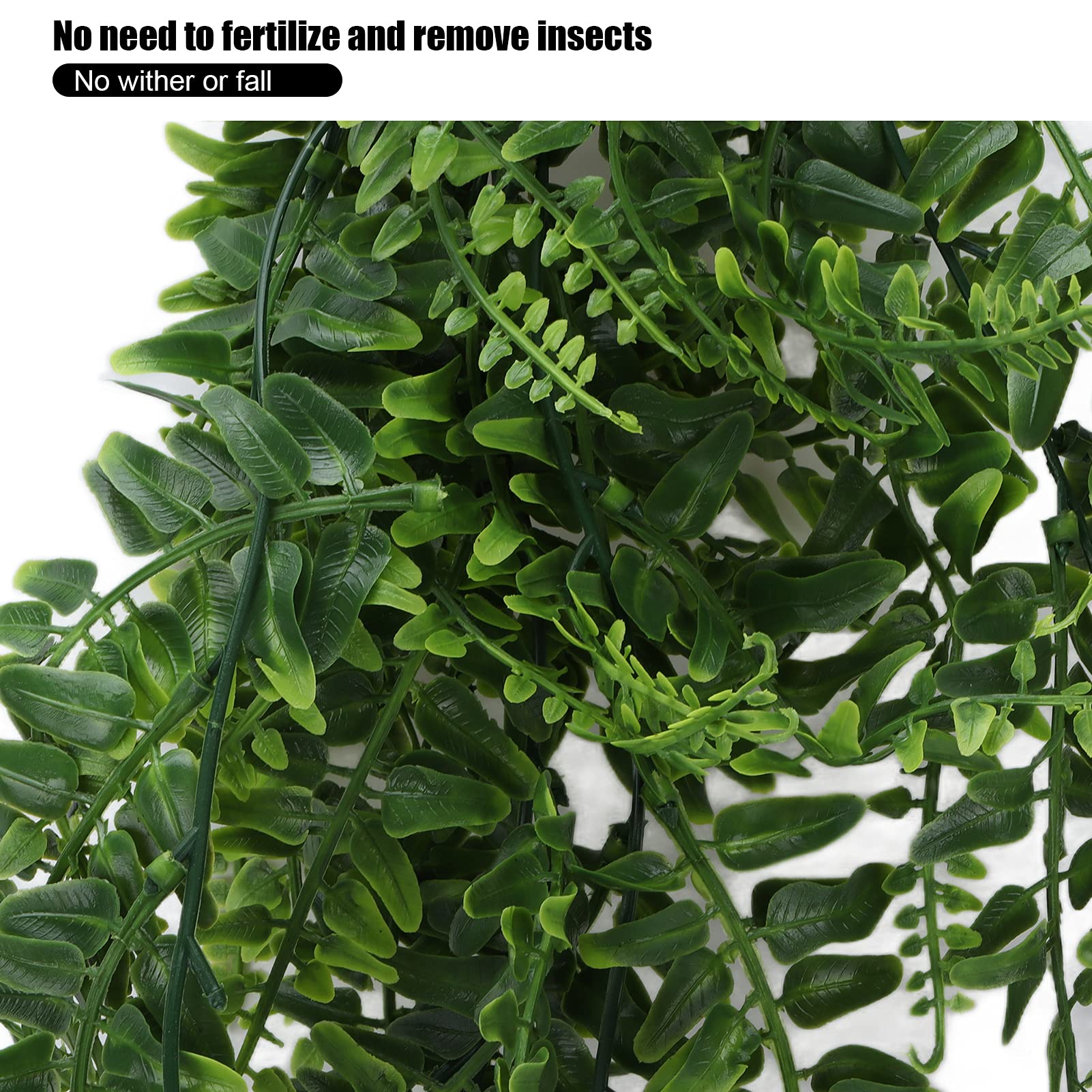 Pssopp Farne Simulation Vines, Harz Knstliche Hngende Farne Pflanzen Rebe  fr Aquarium Aquarium: Amazon.de: Haustier