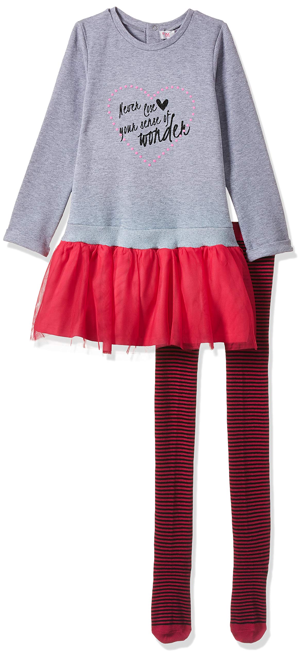 baby-girls Baby'S Dress+Tights Baby and Toddler T-Shirt Set