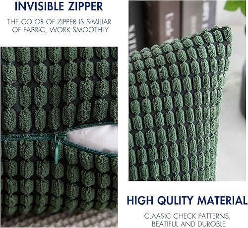 Vista 47 de MIULEE - Fundas de almohada decorativa Funda de cojín suave y sólida para sofá cama Dormitorio.