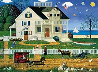 Sponsored Ad - Buffalo Games - Charles Wysocki - Pickwick Cottage - 1000 Piece Jigsaw Puzzle