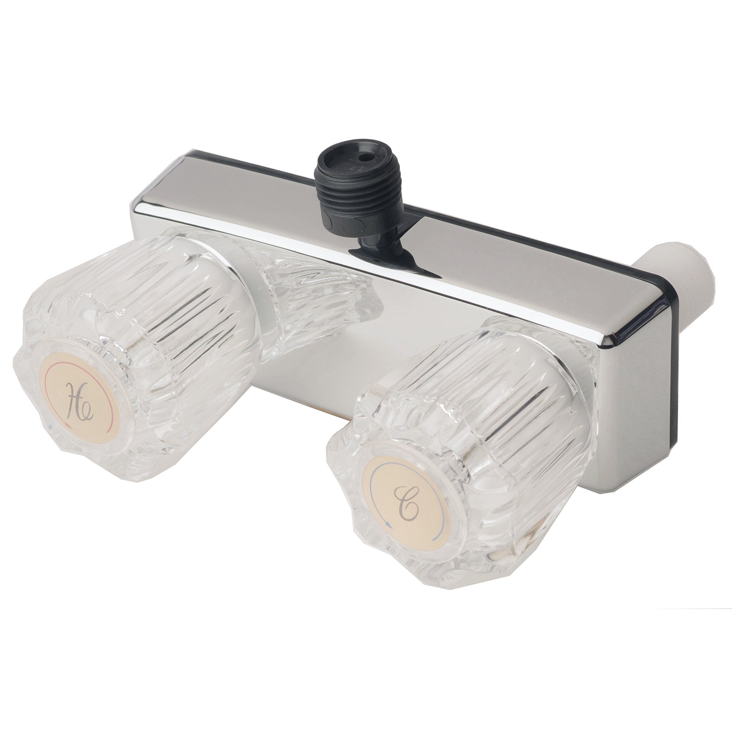 Constructores Shoppe RV/Motorhome manija de hebilla dos de repuesto 3220 ACP/4120cp grifo válvula desviador con conjunto de ducha de mano, acabado cromado