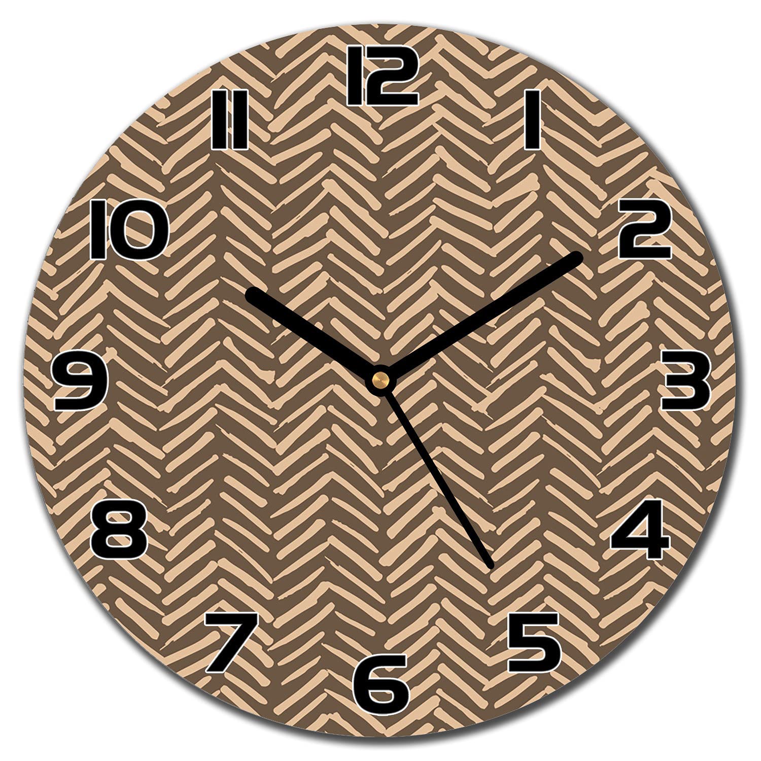 Horloge en verre moderne pour sublimer la décoration du salon