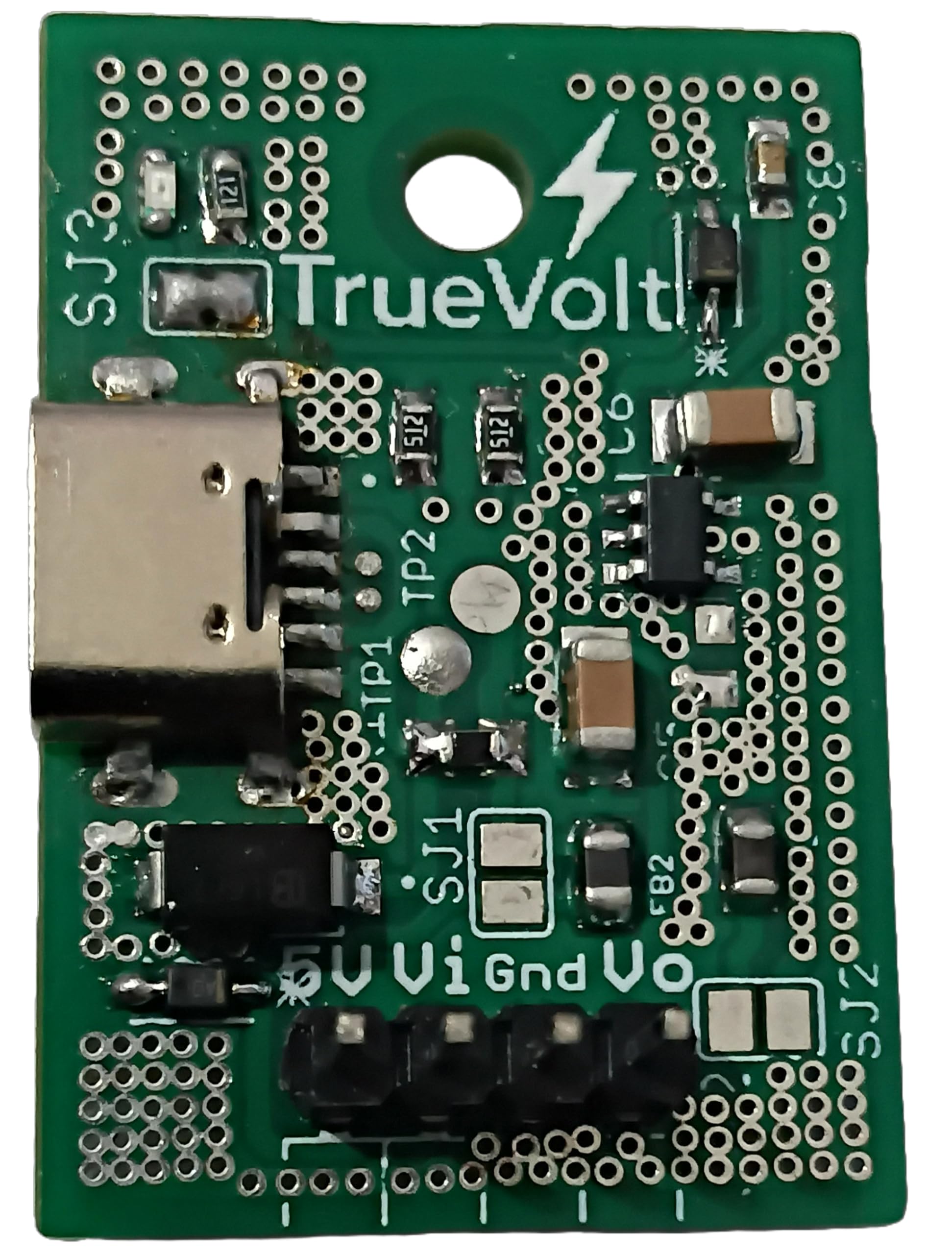 PureRail C33 Nano Ultra-Low Noise Power Module (7µVrms, 95dB PSRR) | Dual 3.3V/5V Output | USB Type-C & Pin Header Input | Precision TI TPS7A2033 LDO for RF, Analog & ADC Applications