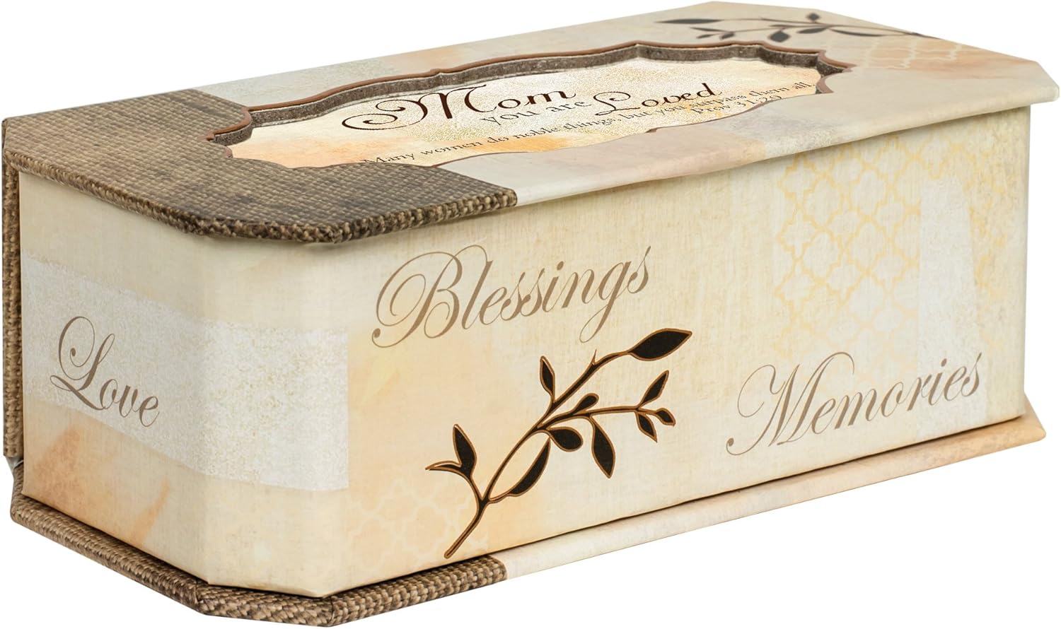 Cottage Garden Mom You are Loved Blessings Tree Branch Jewelry Music Box Plays Amazing Grace