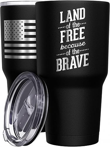 Vista 13 de We The People Holsters - Vaso térmico de 30 onzas, 0% Liberal, Negro