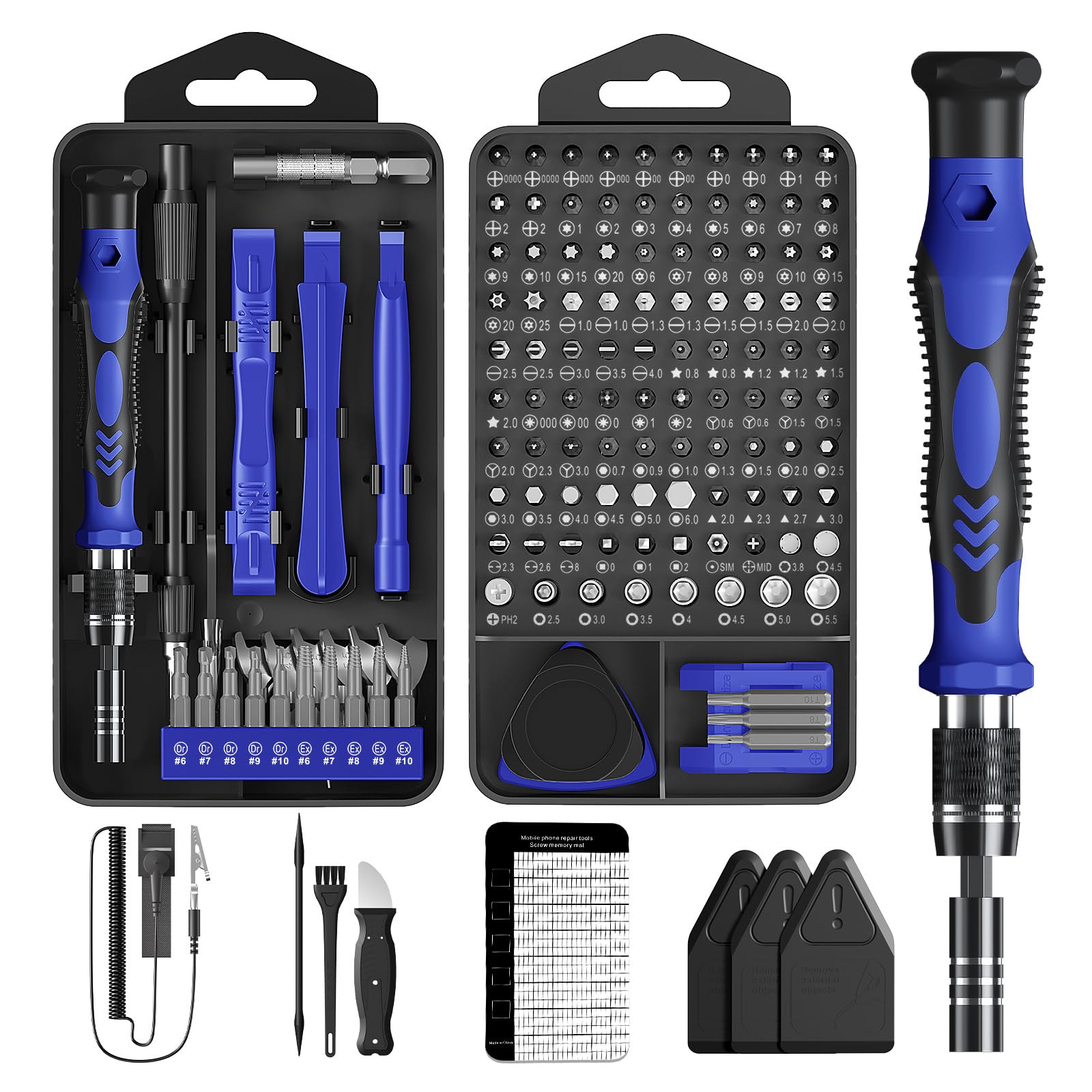 Amazon | MOVMAO 精密ドライバーセット 145 In 1 多機能ツールキット