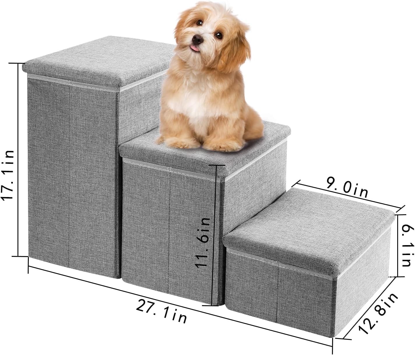 3 Tiers Dog Stairs
