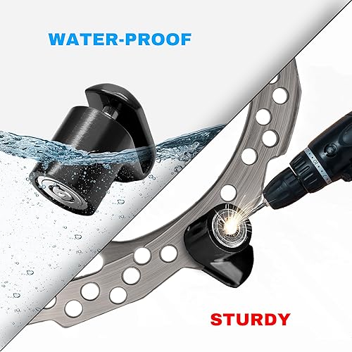 Miniatura 3 de Bloqueo de freno de disco para accesorios de motocicleta, bicicleta de alta resistencia, bloqueo antirrobo, scooter eléctrico compacto, ebike