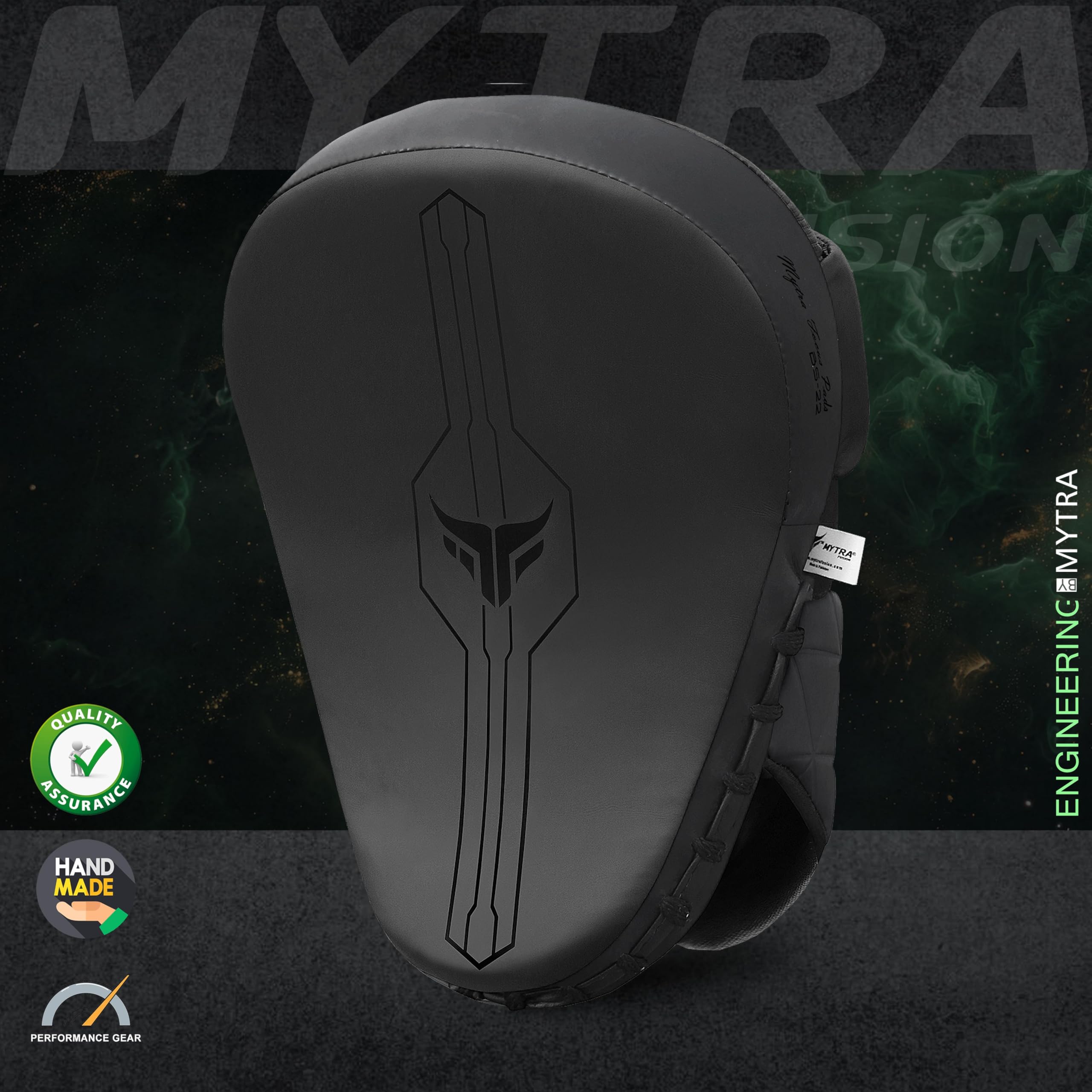 Mytra Fusion Manoplas Boxeo Curvo Pads de Kickboxing MMA, Muay Thai, Artes Marciales, Puñetazos, Entrenamiento de Karate Manoplas de Boxeo
