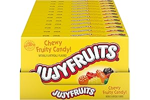 Wonka Jujyfruits Gummy Candy: Assortment of Fruit-Flavored Gummies