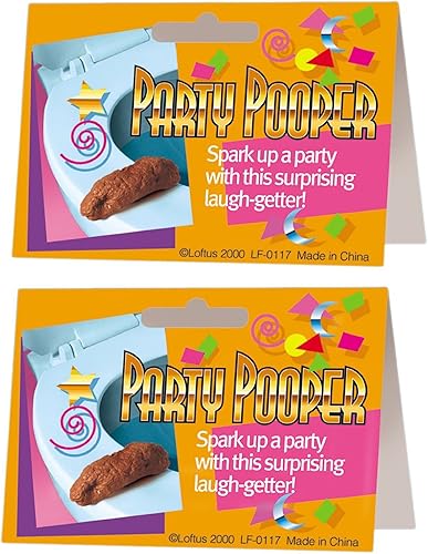 Loftus Gross Party Pooper Juguete caca falsa, marrón, 4 pulgadas, Marrón, 2