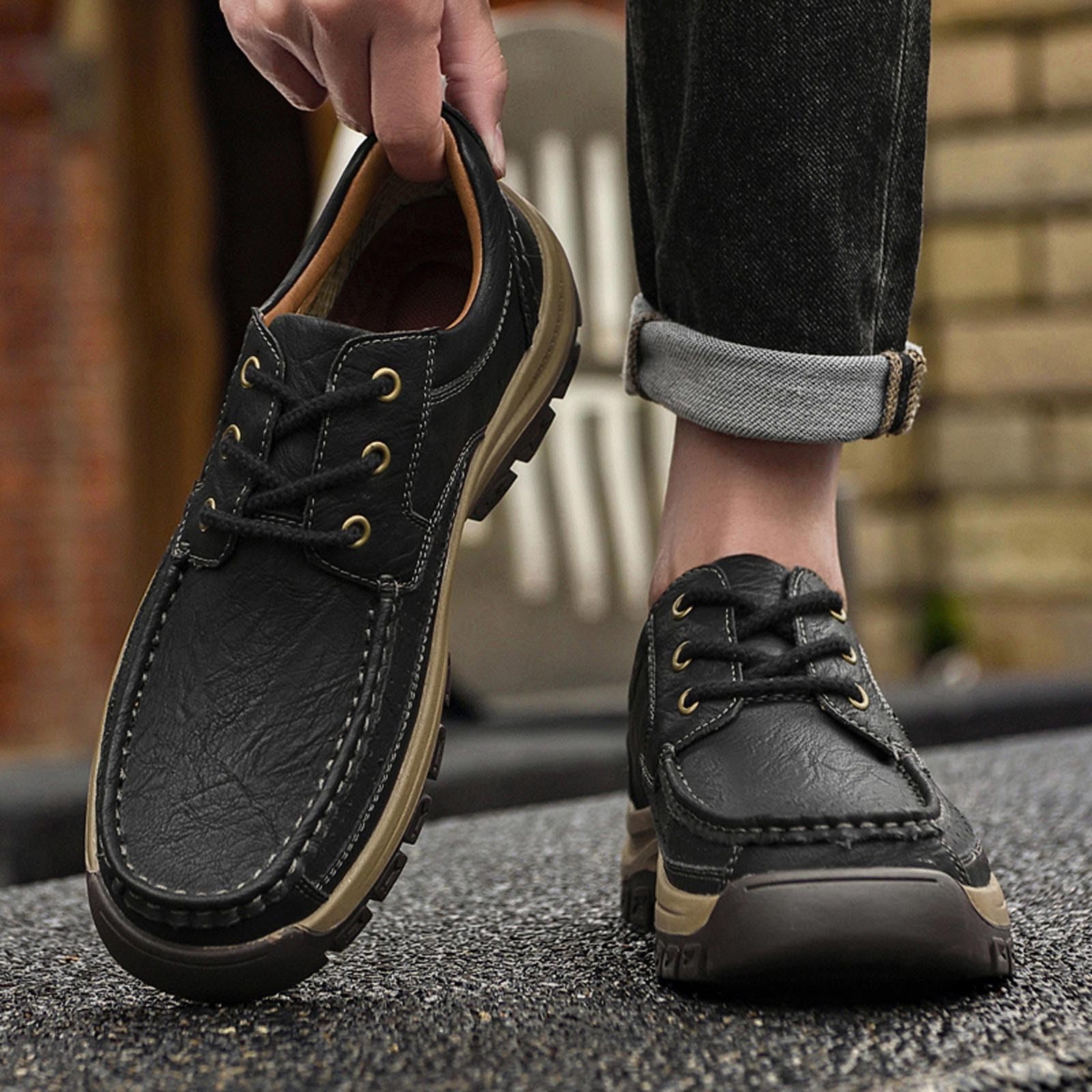 Generisch 2026 Cómodos zapatos de uso diario Zapatillas con suela antideslizante para hombre todo el día, zapatos casuales transpirables