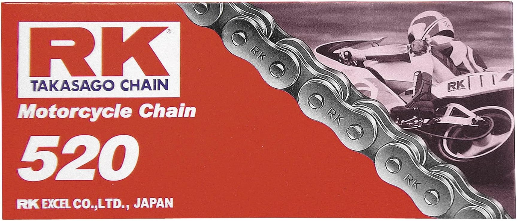 RK Chain 520 X 118 RK-M STAND CHAIN Chains 520 RK-M GRY- 520X118 RK-M