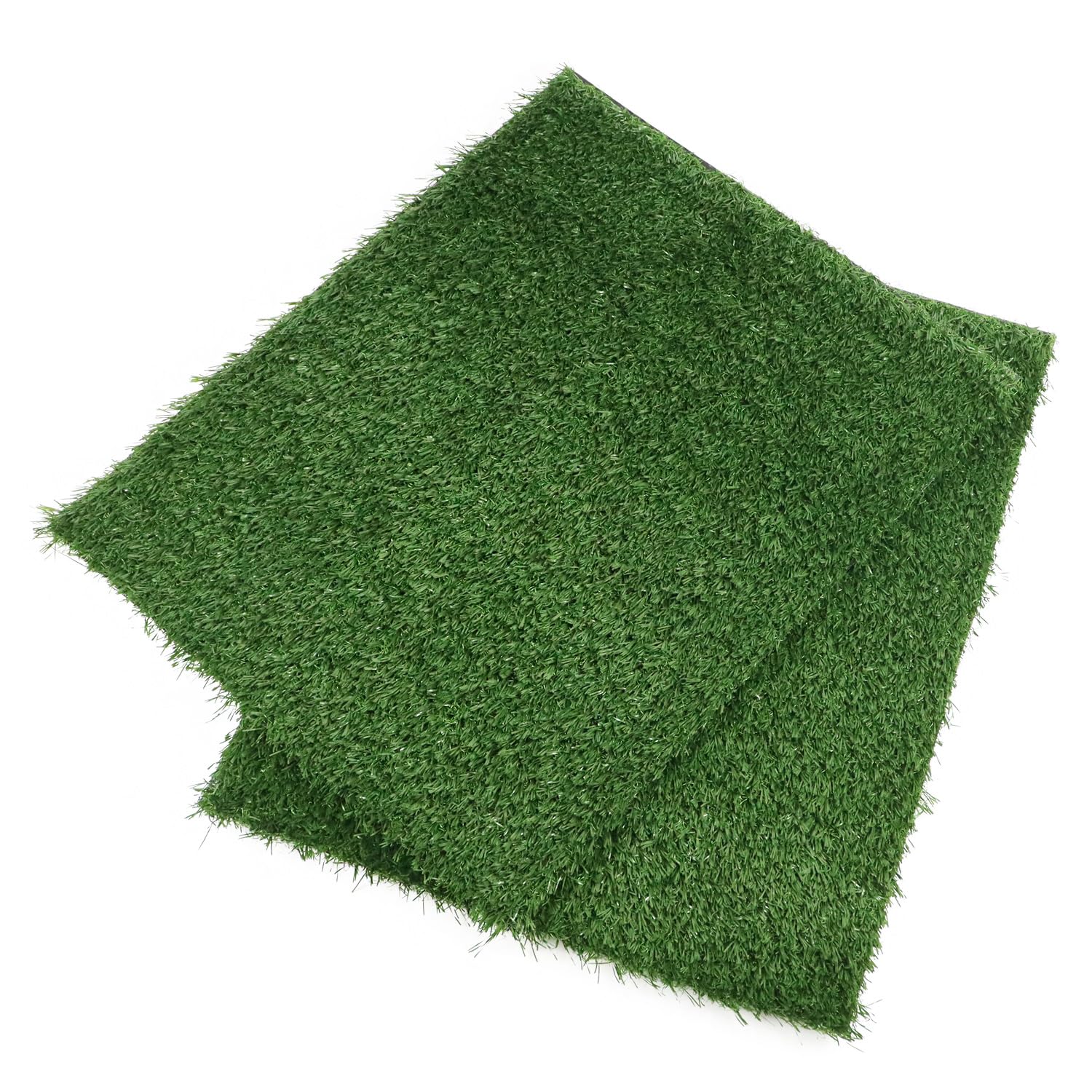 QWORK® Zestaw 2 sztuk maty do toalety dla psów ze sztucznej trawy Maty do toalety dla szczeniąt dla psów, trawa zastępująca toaletę dla psa 51 x 63 cm